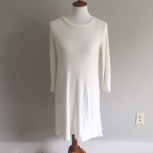 Velvet by Graham & Spencer Ribbed off White Dress Size XSmall